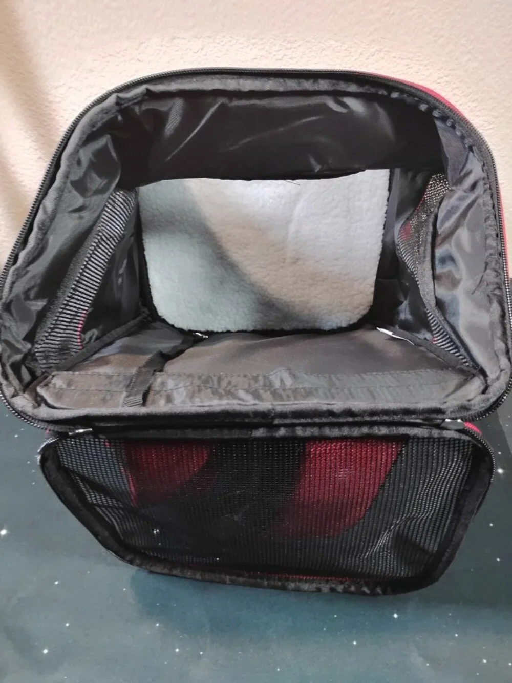 PetAmi Premium Pet Carrier Backpack Red Small Dog Cat Travel Bag Vent Mesh
